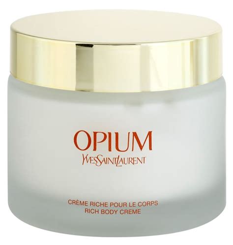 opium body cream for women.